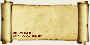 Isidora Vukojčić vizit kartica